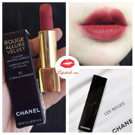 son chanel 51|Son Chanel Rouge Allure Velvet .